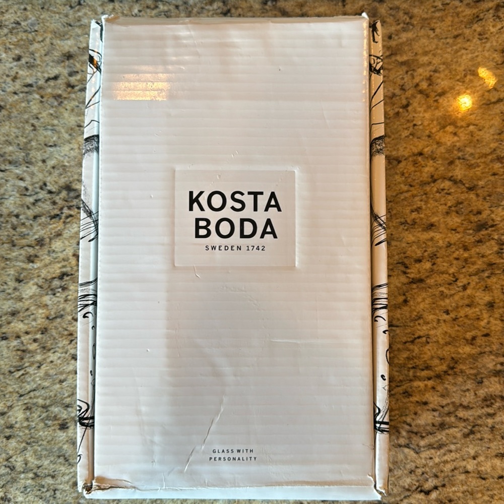 NEW Kosta Boda Glass Candlesticks
